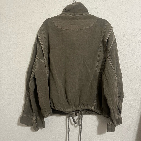 Free People Eyes on You Surplus Jacket XL Olive Green - Picture 4 of 8